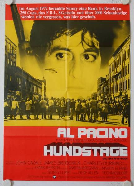 Dog Day Afternoon original release german movie poster
